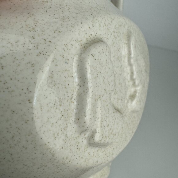 Vtg Pfaltzgraff Pitcher Speckled Cream Off White Cottage Farmhouse Colonial - Picture 17 of 17